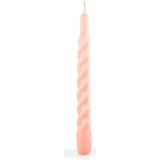 Giorgio's Candle Shop: 6 Pink Lacquered Twisted Candles, One Size