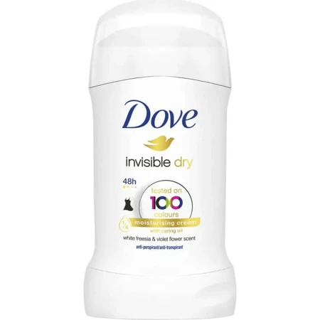 Waar: Invisible Dry – Geur van witte fresia en viooltjes – Deodorantstick, 40 ml