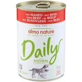 Almo Nature Daily Menu Beef – Nassfutter für ausgewachsene Hunde, 400 g