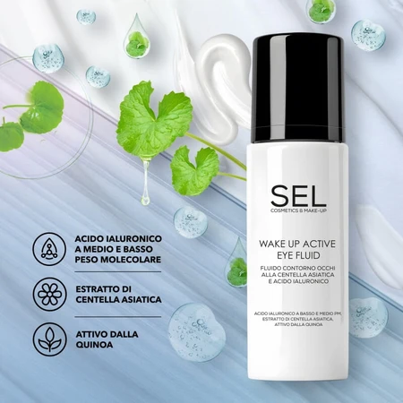 Wake Up Active Eye Fluid - Fluide hydratant pour le contour des yeux, 30 ml