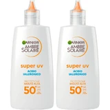 Garnier Ambre Solaire – Super UV Hyaluronsäure LSF 50+ – Feuchtigkeitsfluid 40 ml