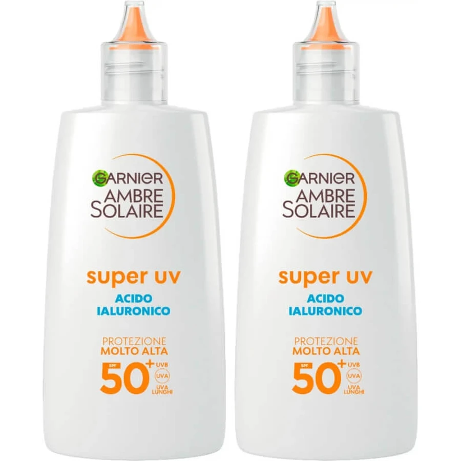 Garnier Ambre Solaire - Super UV Hyaluronzuur SPF 50+ - Hydraterende vloeistof 40 ml