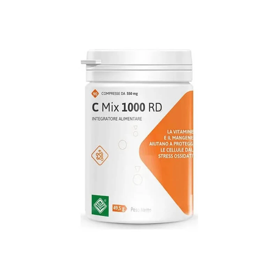 C Mix 1000 rd 90 comprimidos - complemento alimenticio con vitaminas y minerales