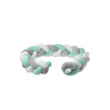 Kiokids Protective Braid for Cribs and Bassinet - Mint Green, 1.50 m