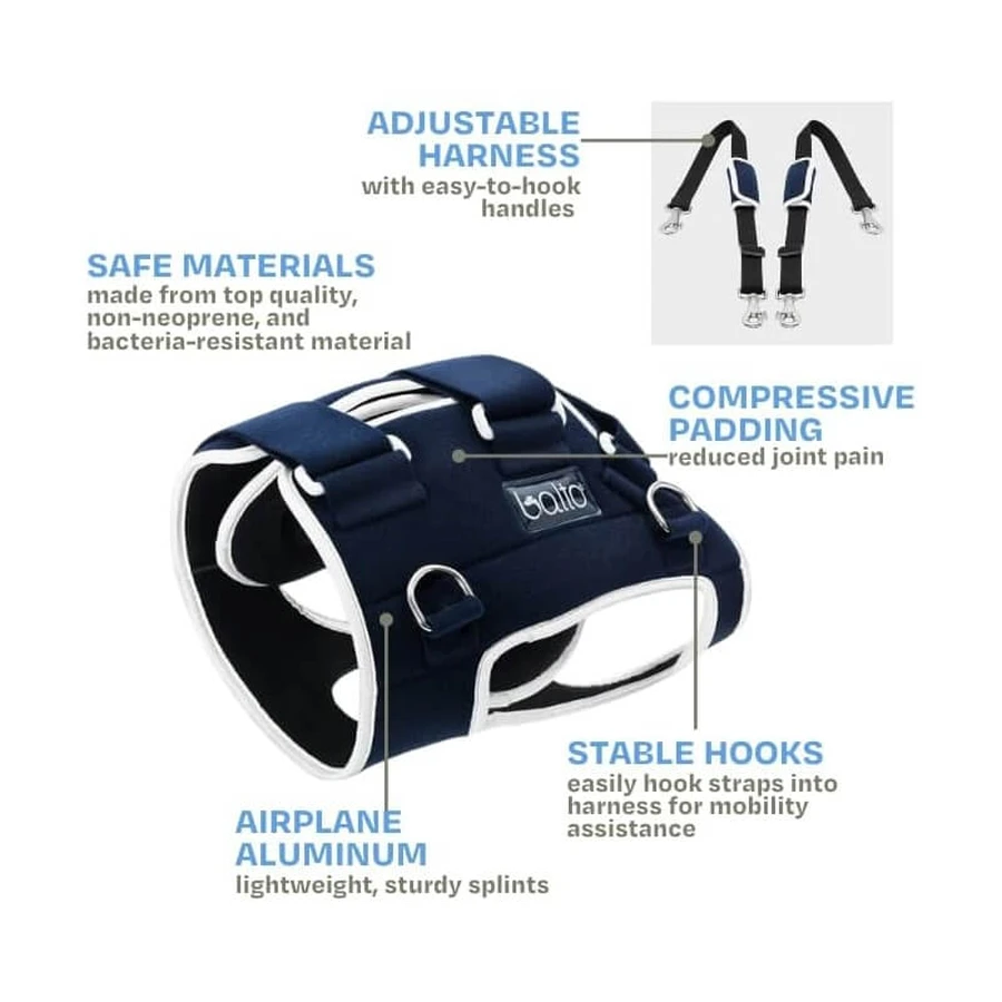Balto Life - Attelle pour dysplasie de la hanche, taille S