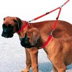 Ferplast Twin 10-36 - terminale doppio nylon regolabile per due cani