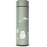 Bouteille isotherme Nuvita avec thermomètre LED, vert sauge, 500 ml