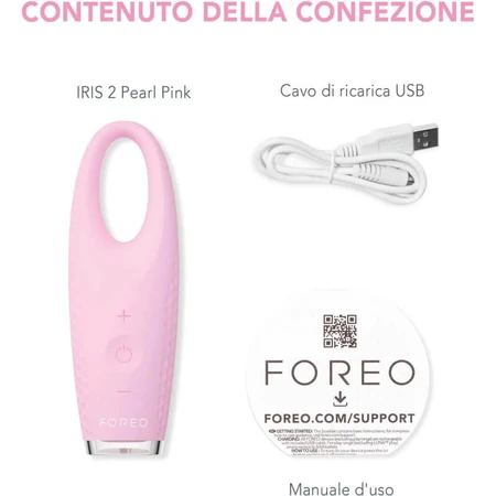 Foreo Iris 2 - Oogmassageapparaat - Pearl Pink