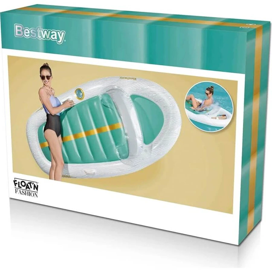 Bestway Vacation Yacht Lounge - Colchón hinchable, 216 x 117 cm