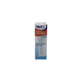 Farmatexa Meds Hemmed Ear Bandage, 500 meters x 1 cm