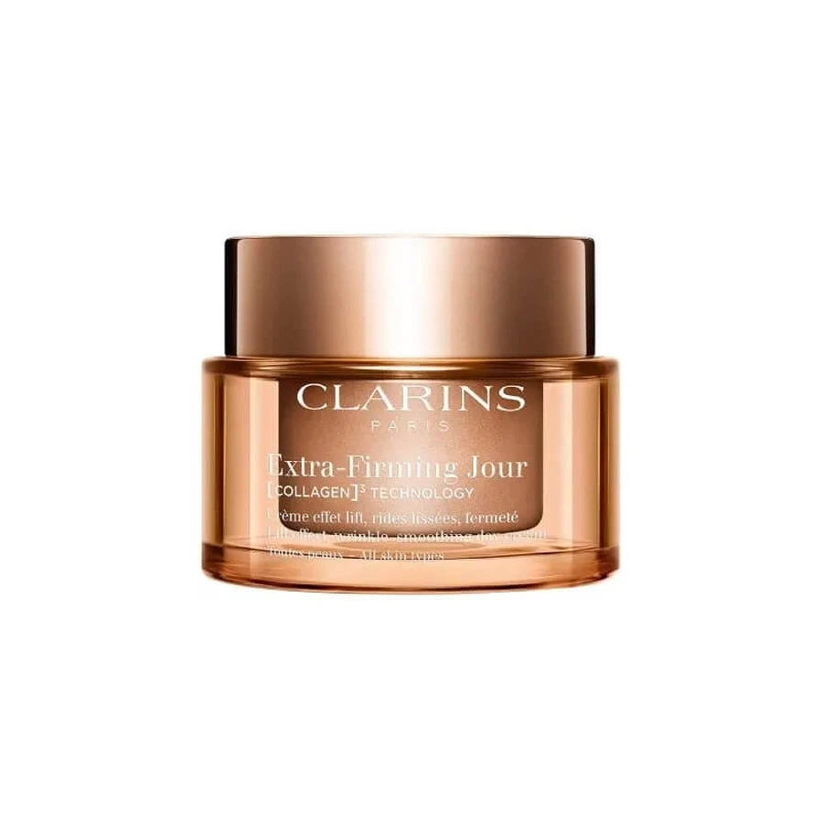 Clarins Extra-Firming Dagcrème - Collagen 3-technologie - Antirimpelcrème voor alle huidtypes, 50 ml