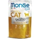Monge Grill – bucățele de pui la cuptor pentru pisici sterilizate – hrană completă pentru pisici sterilizate, 85 g
