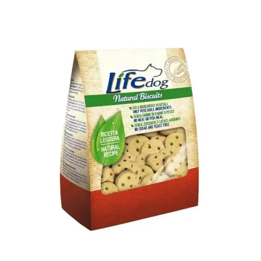 Life Petcare Life Dog Natural Biscuits – Vanille-Hundekekse in Knopfform, 500 g