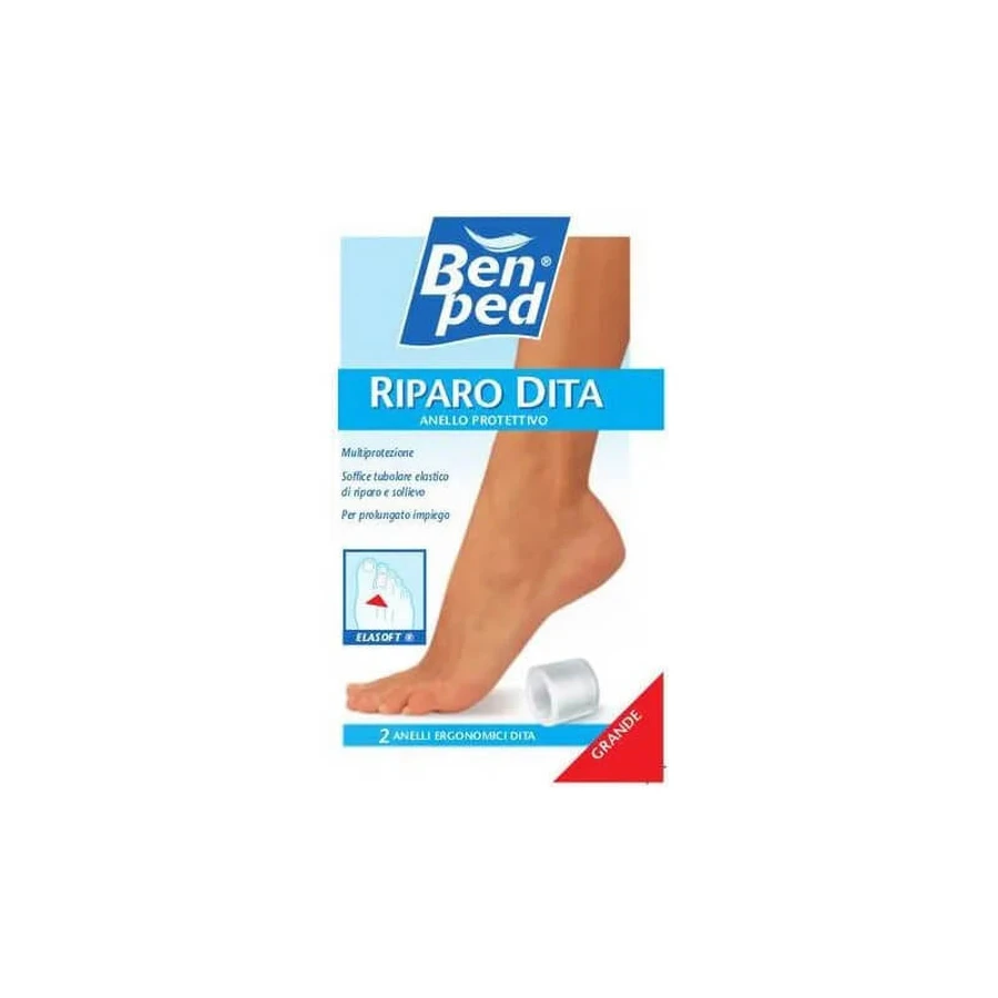 Sixtem Life Foot and Toe Protector - 2 Protective Rings - Size L