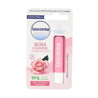 Bálsamo labial Leocrema Cashmere Pink - Bálsamo labial hidratante, 5,5 ml