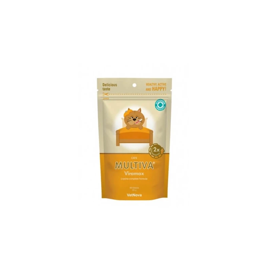 Vetnova Cats Multiva Viramax - Complément alimentaire pour chats, 60 g