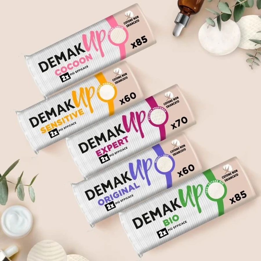 Demak Up Cocoon Makeup Remover Pads, 85 pads