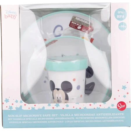 Stor Disney Baby Mickey Mouse – Fütterungsset ab 10 Monaten