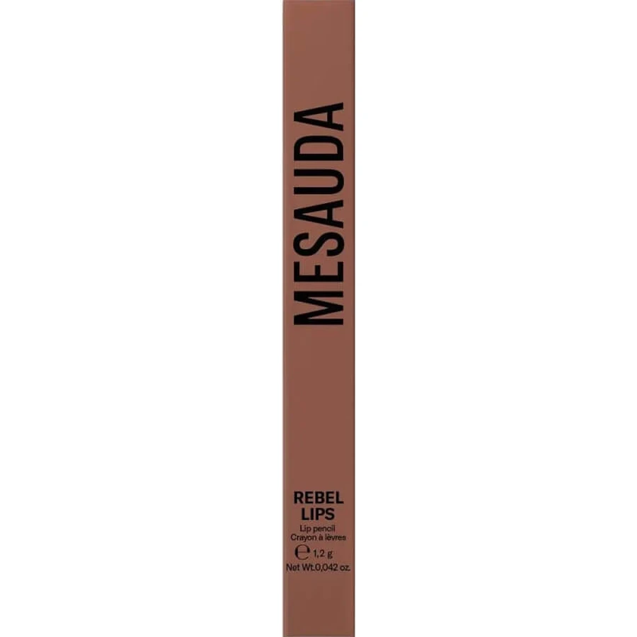 Mesauda Rebelips – Wasserfester Lippenkonturenstift aus Kunststoff Nr. 102 Hazelnut