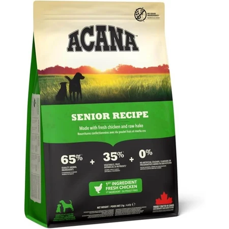 Acana Senior Rezeptur – Alleinfuttermittel für ältere Hunde, 2 kg