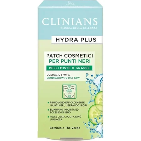 Clinians Hydra t – 8 kosmetische Mitesser-Pflaster mit Apfelwasser