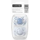 Suavinex Wild & Free - 2 chupetes de silicona Sx Pro, 0-6 meses, azul claro