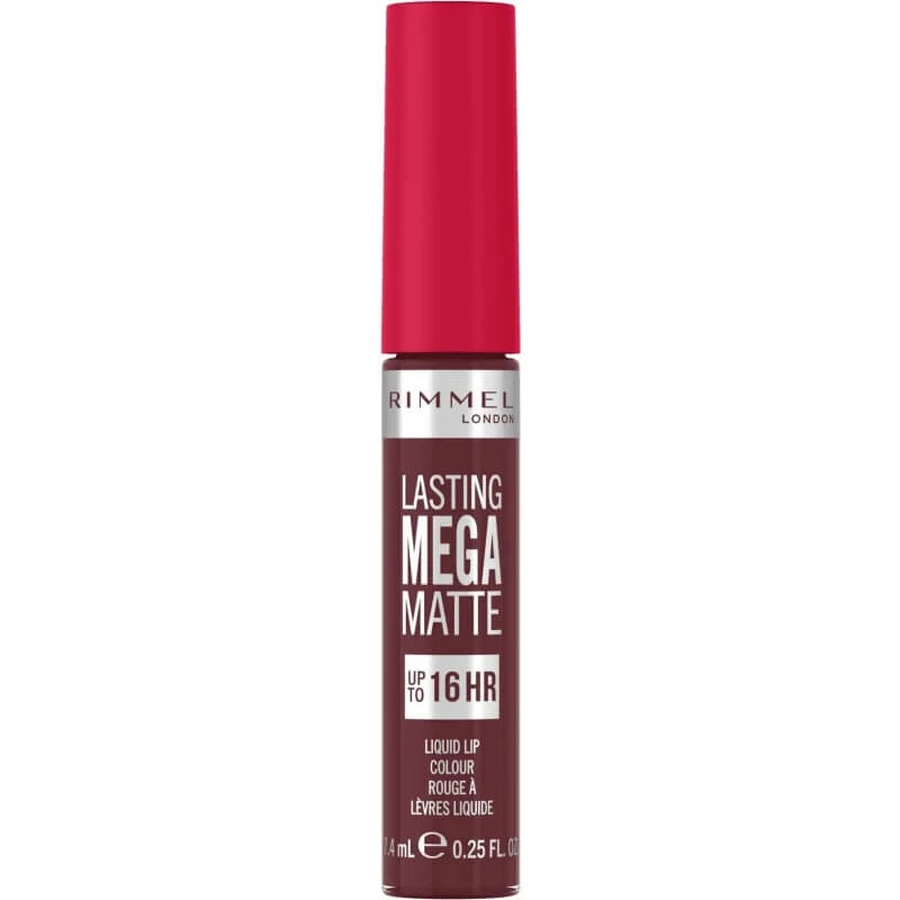 Rimmel Lasting Mega Matte - Pintalabios líquido n.º 810 Plum This Show