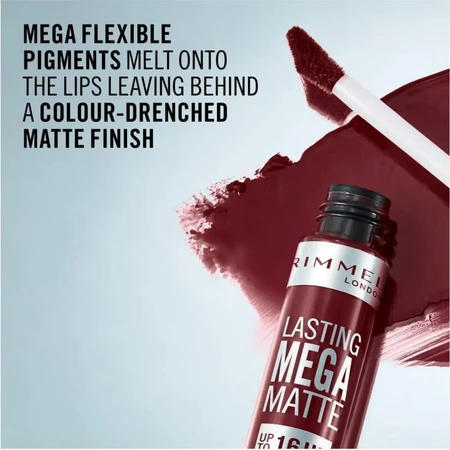 Rimmel Lasting Mega Matte - Pintalabios líquido n.º 810 Plum This Show