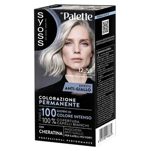 Syoss Hair Color Kit - Permanent Hair Color 12-59 Cool Platinum Blonde