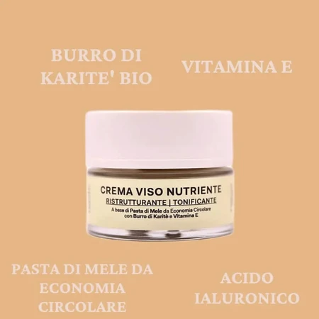 Crema facial nutritiva, reparadora y tonificante de Naste Beauty, 50 ml