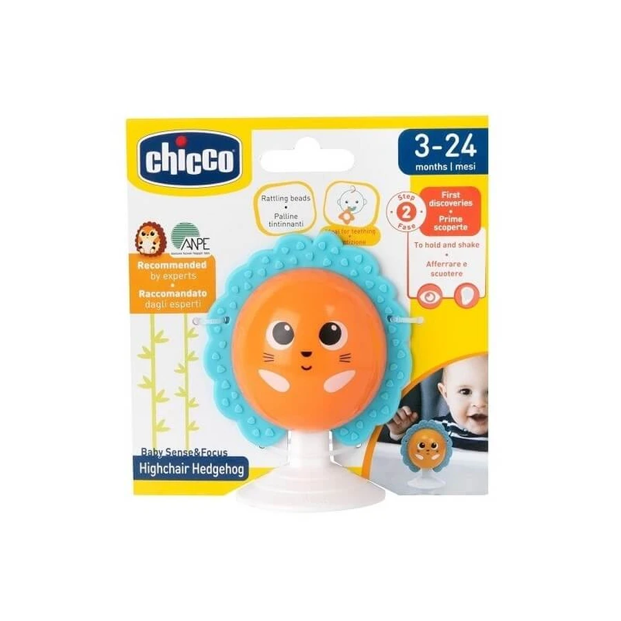 Chicco Sense & Focus - Sensory Play Hedgehog for the High Chair