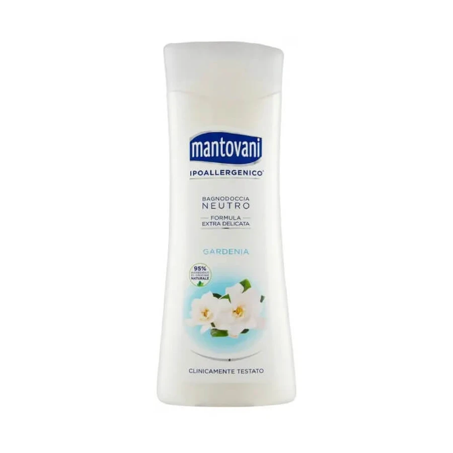 Mantovani Gardenia - Gel de ducha sin perfume, 400 ml