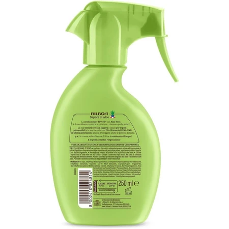 Bilboa Sunscreen SPF 50+ with Aloe Flavor, Very High Protection Spray, 250 ml