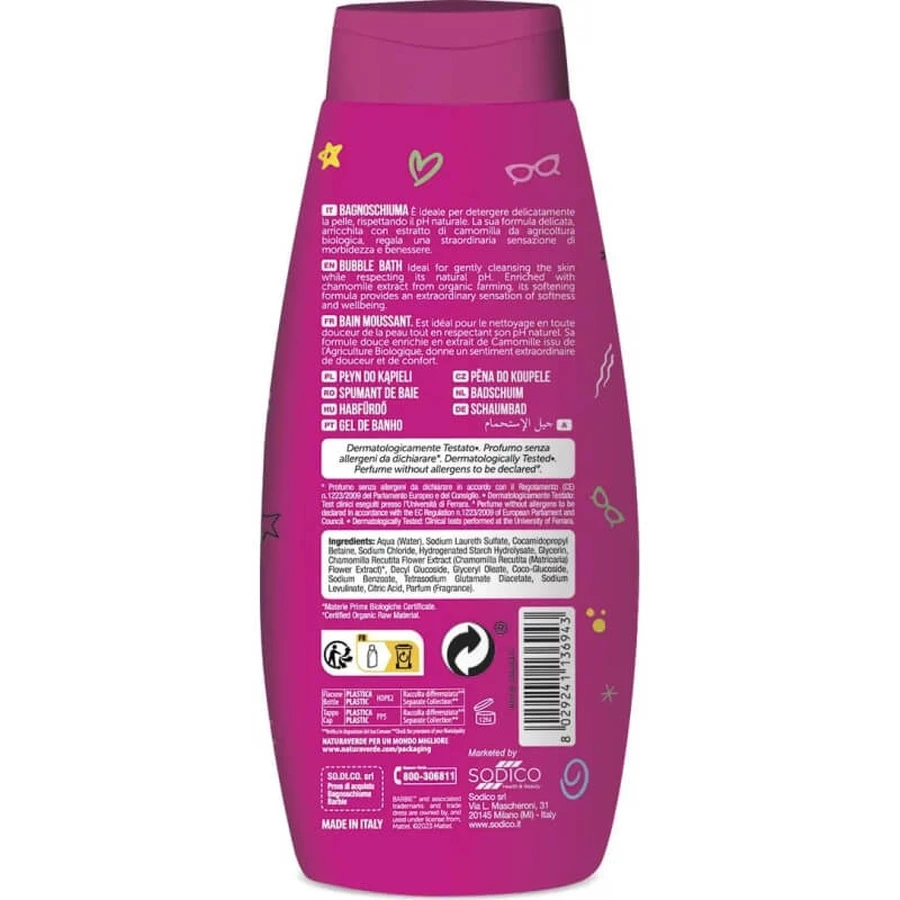 Naturaverde Barbie - Gel de baño 300 ml