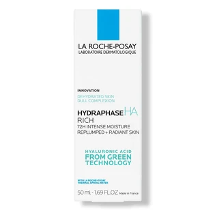 La Roche-Posay Hydraphase HA Rich Intens hydraterende crème voor de droge en gevoelige huid 72u, 50 ml
