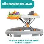 Chicco Walky Talky Lauflernhilfe, grau