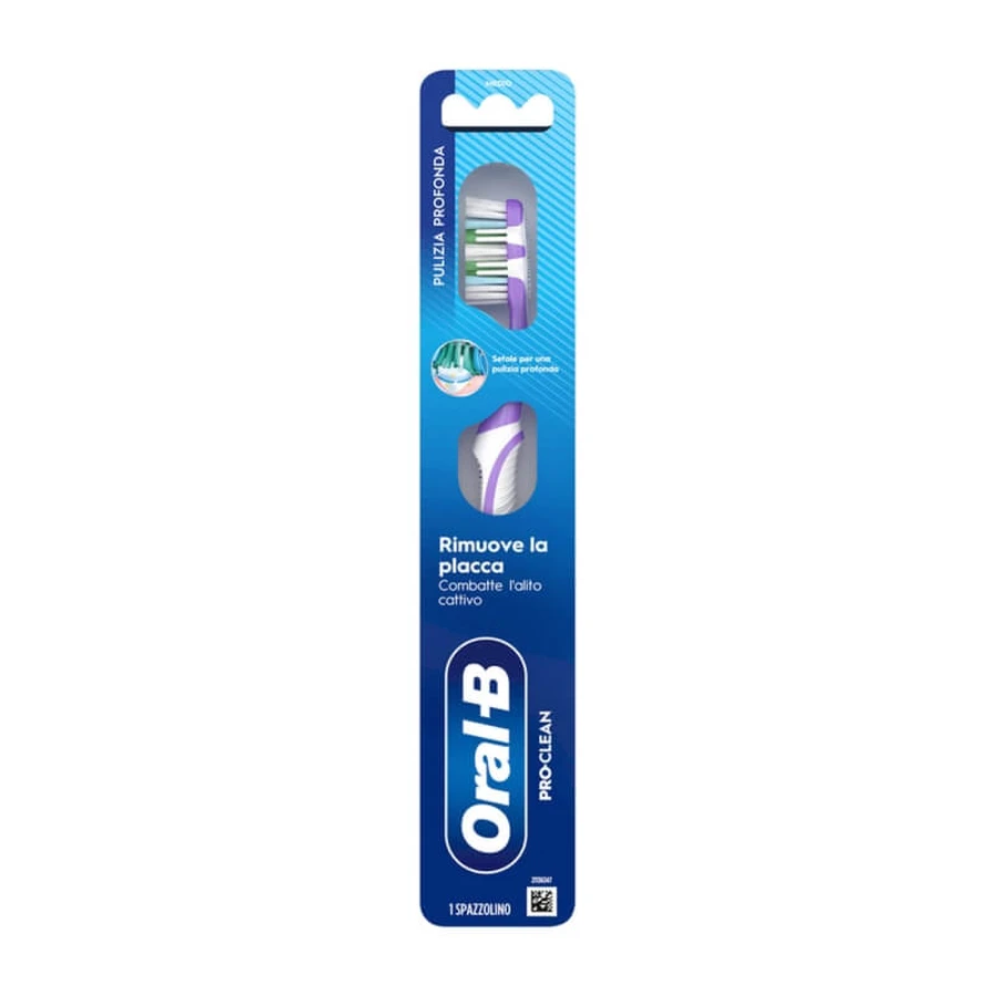 Oral-B Pro Clean Professional - Brosse à dents pour un nettoyage en profondeur, à poils moyens