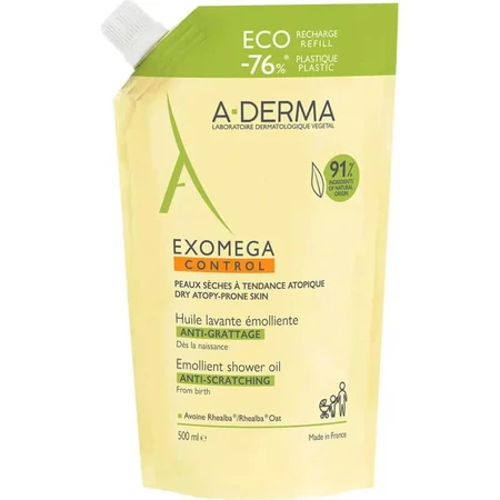 Aderma Exomega Control – Pflegendes Reinigungsöl – 500 ml Nachfüllpackung