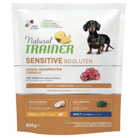 Natural Trainer Trainer Sensitive Lamb Mini Adult - Complete Food for Adult Mini-Sized Dogs, 800 g