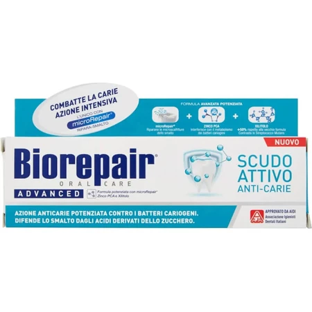 Biorepair Active Shield – Zahnpasta gegen Karies 75 ml
