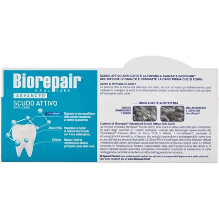 Biorepair Active Shield – Zahnpasta gegen Karies 75 ml