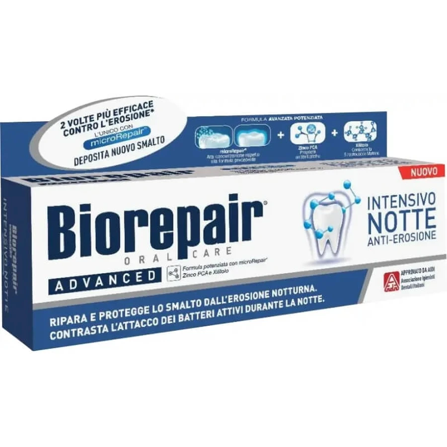 Biorepair Advanced Intensive Night - Anti-Erosion Toothpaste 75 ml