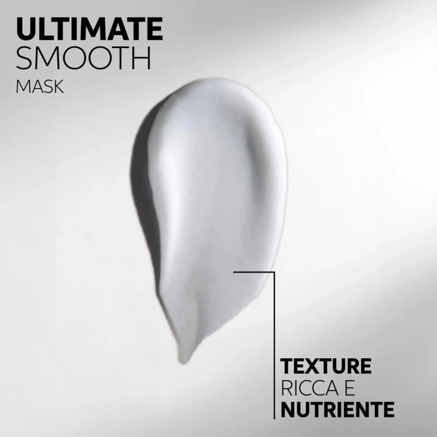 Wella Ultimate Smooth Paso 2 - Mascarilla intensiva para cabello seco y encrespado, 150 ml