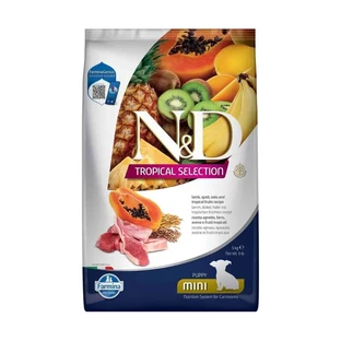 Farmina N&amp;d Tropical Selection Mini Puppy Lamb & Fruit - Food for Mothers and Puppies, 5 kg