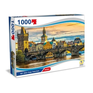Puzzle Theorem: Czech Republic - Prague, Charles Bridge, 1,000 pieces, 70x50 cm