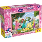 Lisciani dubbelzijdige Princess-maxi-puzzel, 108 stukjes