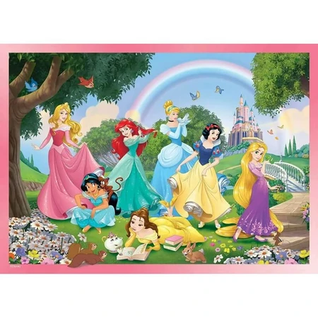 Lisciani dubbelzijdige Princess-maxi-puzzel, 108 stukjes