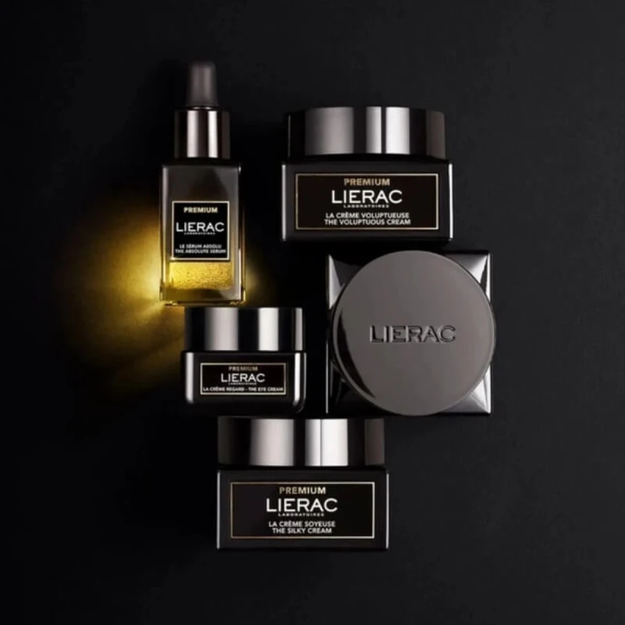 Lierac Premium La Crème Soyeuse - Crema facial antienvejecimiento para piel normal, recambio de 50 ml