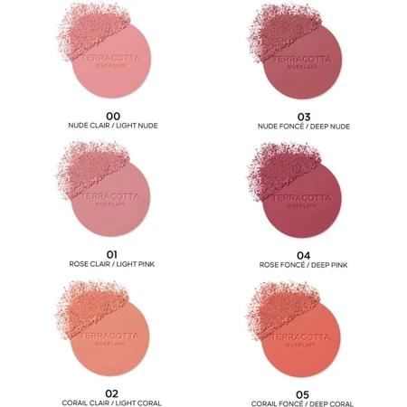 Guerlain Terracotta Blush with a "bonne mine" effect - No. 02 Light Coral