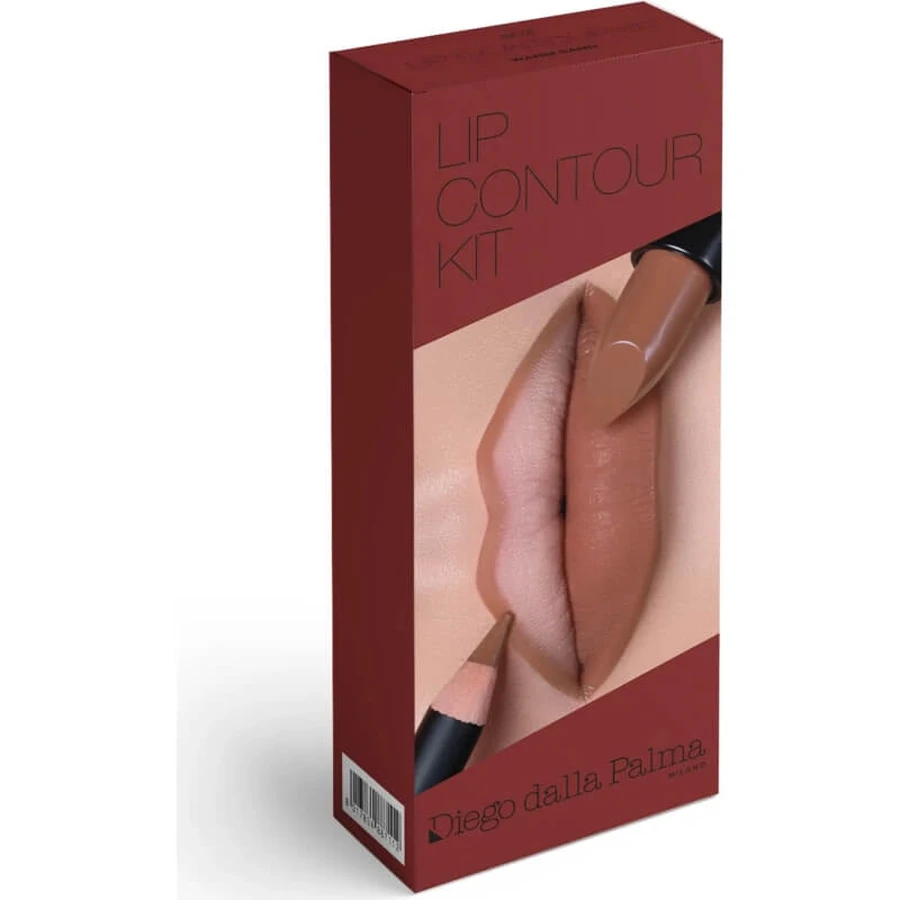Diego dalla Palma Lip Contour Kit-cadeauset - lippenstift + lippotlood, 12 cm, nr. 502 Warm Sand